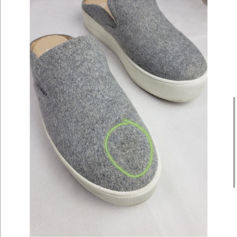 BP Monika Platform Mule Gray Wool Sneakers Sz‎ 9.5 - Picture 6 of 9